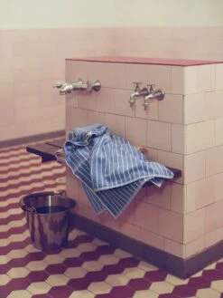 Tekla Jättipyyhe, Clear Blue Stripes -Frama Myymälämyynti 000003360013 kopier 1