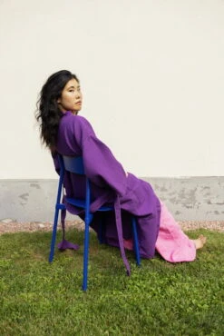 HAY Waffle Kylpytakki, One Size, Violetti -Frama Myymälämyynti 0723P FDS kesa 2023 0379