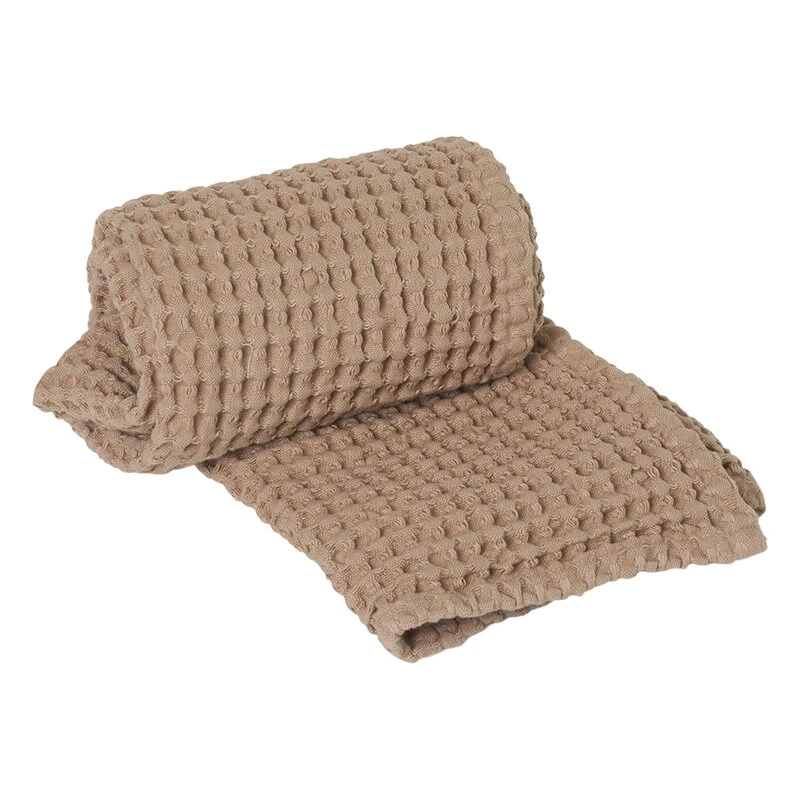 Ferm LIVING Organic Käsipyyhe, 50 X 100 Cm, Tan 4 Ferm LIVING Organic Käsipyyhe, 50 X 100 Cm, Tan - Image 2