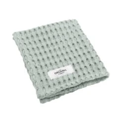 The Organic Company Big Waffle Keittiöliina/pyyhe, Mintunvihreä -Frama Myymälämyynti 1027 410 Big Waffle Wash Cloth Dusty Mint Folded