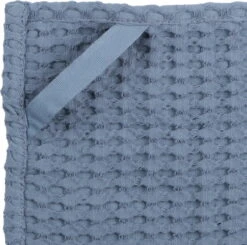 The Organic Company Big Waffle Keittiöliina/pyyhe, Siniharmaa -Frama Myymälämyynti 1027 510 Big Waffle Limited Edition Wash Cloth Grey Blue Detail