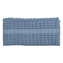 The Organic Company Big Waffle Käsipyyhe, Siniharmaa -Frama Myymälämyynti 1029 510 Big waffle Limited Edition Hand Towel Grey Blue Folded