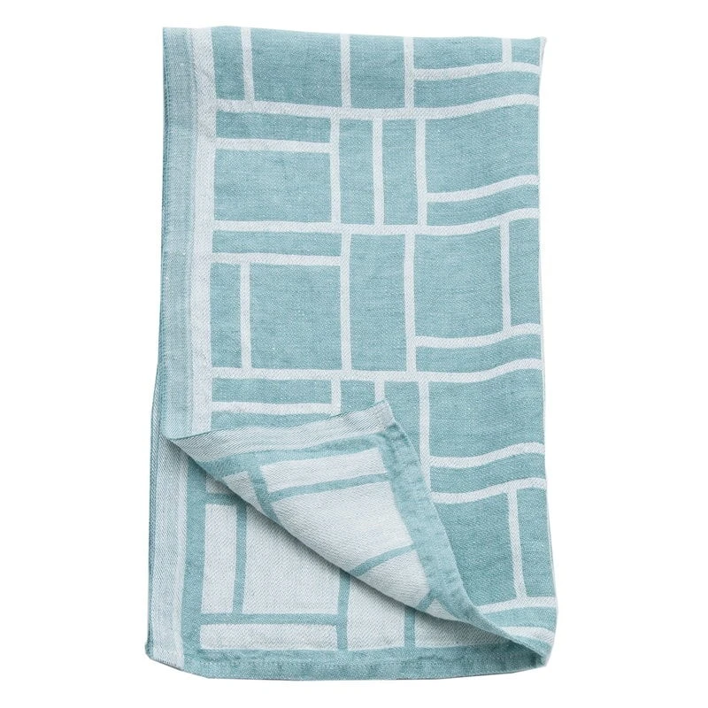 Johanna Gullichsen Piazzetta Käsipyyhe, Aqua 3 Johanna Gullichsen Piazzetta Käsipyyhe, Aqua