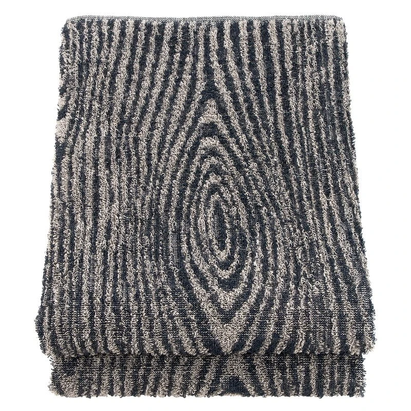 Lapuan Kankurit Viilu Kylpypyyhe, Musta - Pellava 3 Lapuan Kankurit Viilu Kylpypyyhe, Musta - Pellava