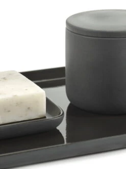 Serax Cose Säilytyspurkki, Pyöreä, S, Tummanharmaa -Frama Myymälämyynti B1521001Gs2