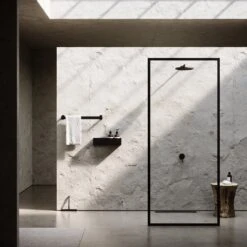 Nichba Bath Shelf 40 Hylly, Musta -Frama Myymälämyynti BATH SETUP3