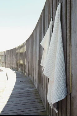 The Organic Company Big Waffle Jättipyyhe, Luonnonvalkoinen -Frama Myymälämyynti BW white WEB