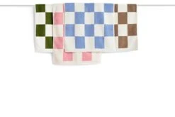 HAY Check Kylpymatto, Cappuccino -Frama Myymälämyynti Check Bath Mat family 02