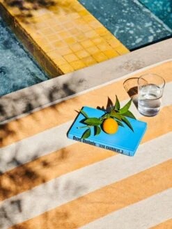 HAY Frotté Stripe Jättipyyhe, Lämmin Keltainen -Frama Myymälämyynti Frotte Stripe warm yellow Glass L