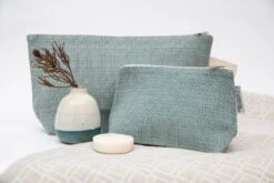 Johanna Gullichsen Selene Kosmetiikkalaukku, M, Vihreä -Frama Myymälämyynti Johanna Gullichsen Vanitycase M and L Selene green 1