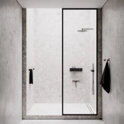 Nichba Bath Shelf 20 Hylly, Musta -Frama Myymälämyynti L100103 6