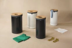 Brabantia Pyykkikori 60L, Valkoinen - Korkkikansi -Frama Myymälämyynti Laundry Bin 60L Cork Lid White 8710755104404 Brabantia 300dpi 5760x3840px 6 NR 13993