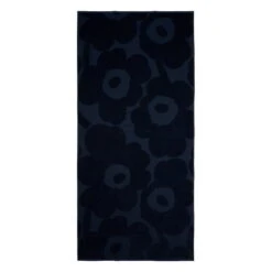 Marimekko Unikko Kylpypyyhe, Tummansininen