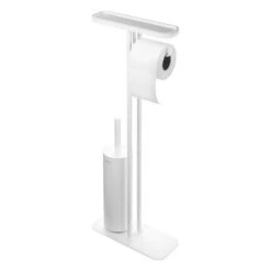 Brabantia MindSet WC-paperi- Ja Harjateline, Mineral Fresh White -Frama Myymälämyynti MindSet Toilet Butler Mineral Fresh White 8710755303067 Brabantia 300dpi 5500x7300px 6 NR 26852
