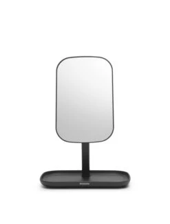 Brabantia ReNew Pöytäpeili, Tummanharmaa -Frama Myymälämyynti Mirror Renew with Storage Tray Dark Grey 8710755280702 Brabantia 300dpi 5155x6772px 6 NR 21998
