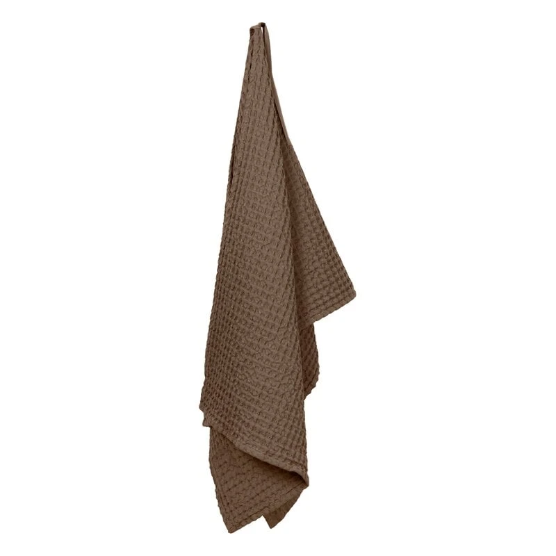 The Organic Company Big Waffle Käsipyyhe, 50 X 130 Cm, Ruskea 3 The Organic Company Big Waffle Käsipyyhe, 50 X 130 Cm, Ruskea