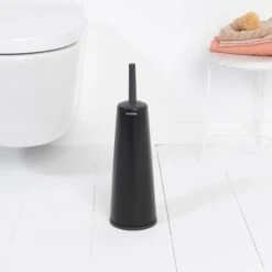 Brabantia ReNew WC-harja Ja Teline, Musta -Frama Myymälämyynti ReNew Toilet Brush and Holder Matt Black 8710755108587 Brabantia VS 3