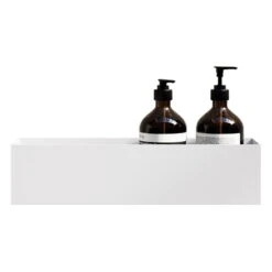 Nichba Bath Shelf 40 Hylly, Valkoinen -Frama Myymälämyynti TRANSPARENT L100105W