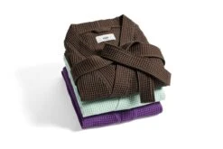 HAY Waffle Kylpytakki, One Size, Violetti -Frama Myymälämyynti Waffle Bathrobe family 06 1