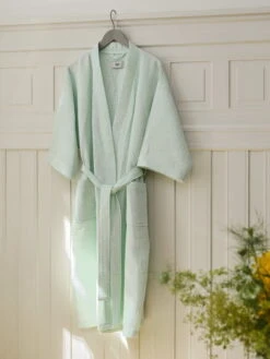 HAY Waffle Kylpytakki, One Size, Mintunvihreä -Frama Myymälämyynti Waffle Bathrobe fresh mint