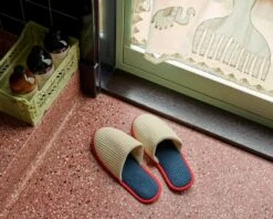 HAY Waffle Tossut, One Size, Cream Multi -Frama Myymälämyynti Waffle Slippers cream multi