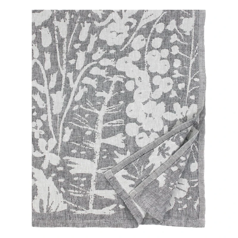 Lapuan Kankurit Villiyrtit Jättipyyhe, Musta - Pellava 3 Lapuan Kankurit Villiyrtit Jättipyyhe, Musta - Pellava