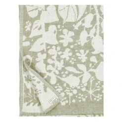 Lapuan Kankurit Villiyrtit Jättipyyhe, Valkoinen - Oliivi