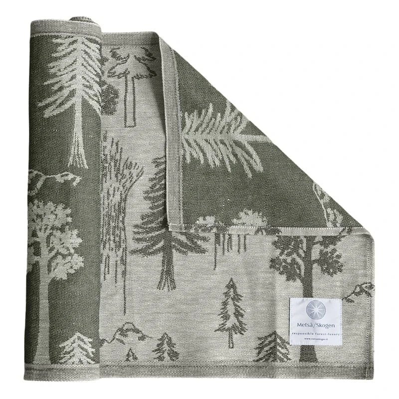 Metsä/Skogen Nebularis Laudeliina, 45 X 160 Cm, Oliivi - Luonnonvalkoinen 4 Metsä/Skogen Nebularis Laudeliina, 45 X 160 Cm, Oliivi - Luonnonvalkoinen - Image 2